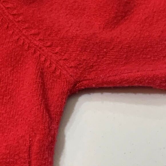 BIZARRE | Red Sequin 3/4 Sleeve Women’s Christmas Holiday Pullover Sweater - Picture 9 of 14